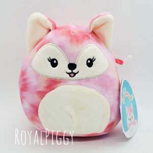 5" Squishmallow Sabine Fox pink Sassy squad KellyToy soft plush